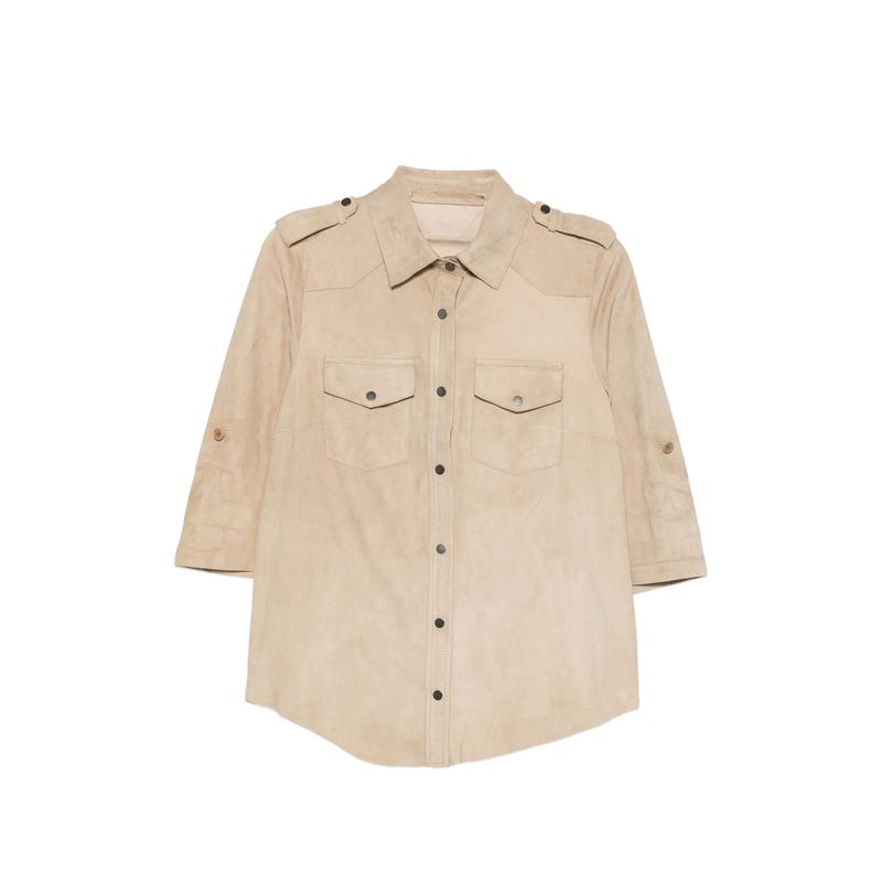 Santoro Neutrals Jackets  Leather Jackets Women